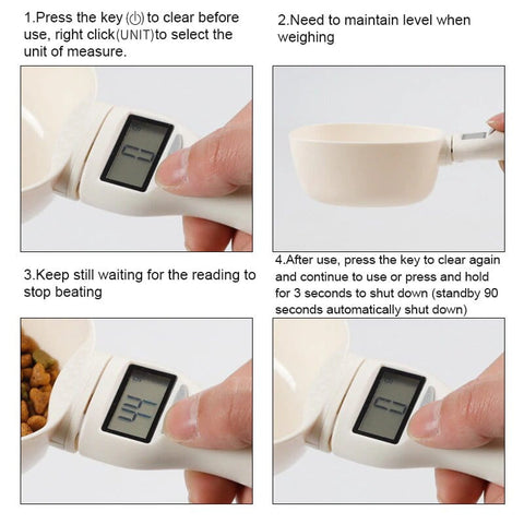 Smart Pet Food Measuring Scoop