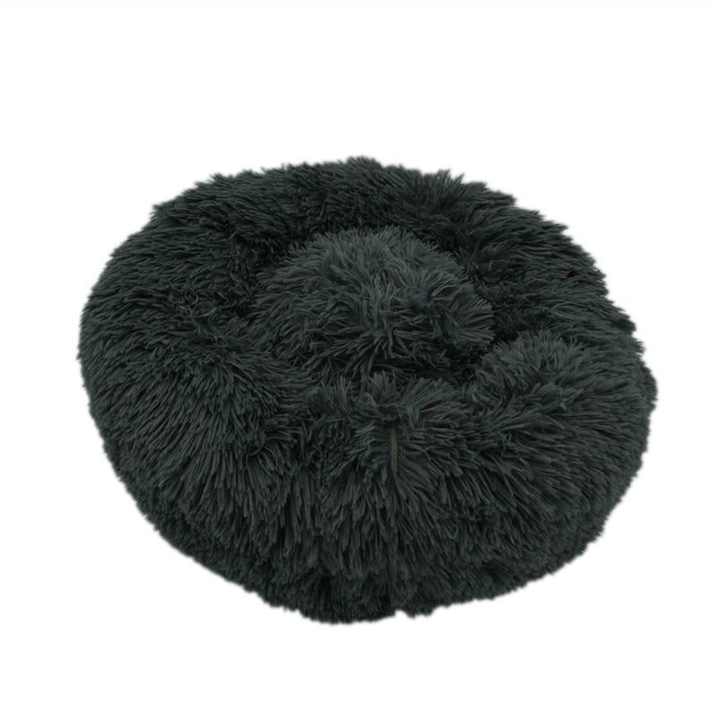 Calming Donut Bed for Dogs & Cats 50cm / Gray