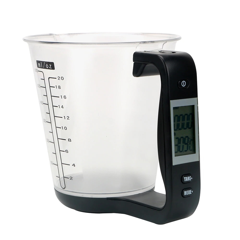 Digital LCD Measuring Cup Scale Black