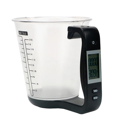 Digital LCD Measuring Cup Scale Black
