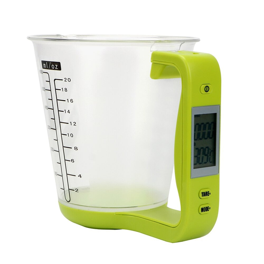 Digital LCD Measuring Cup Scale Green