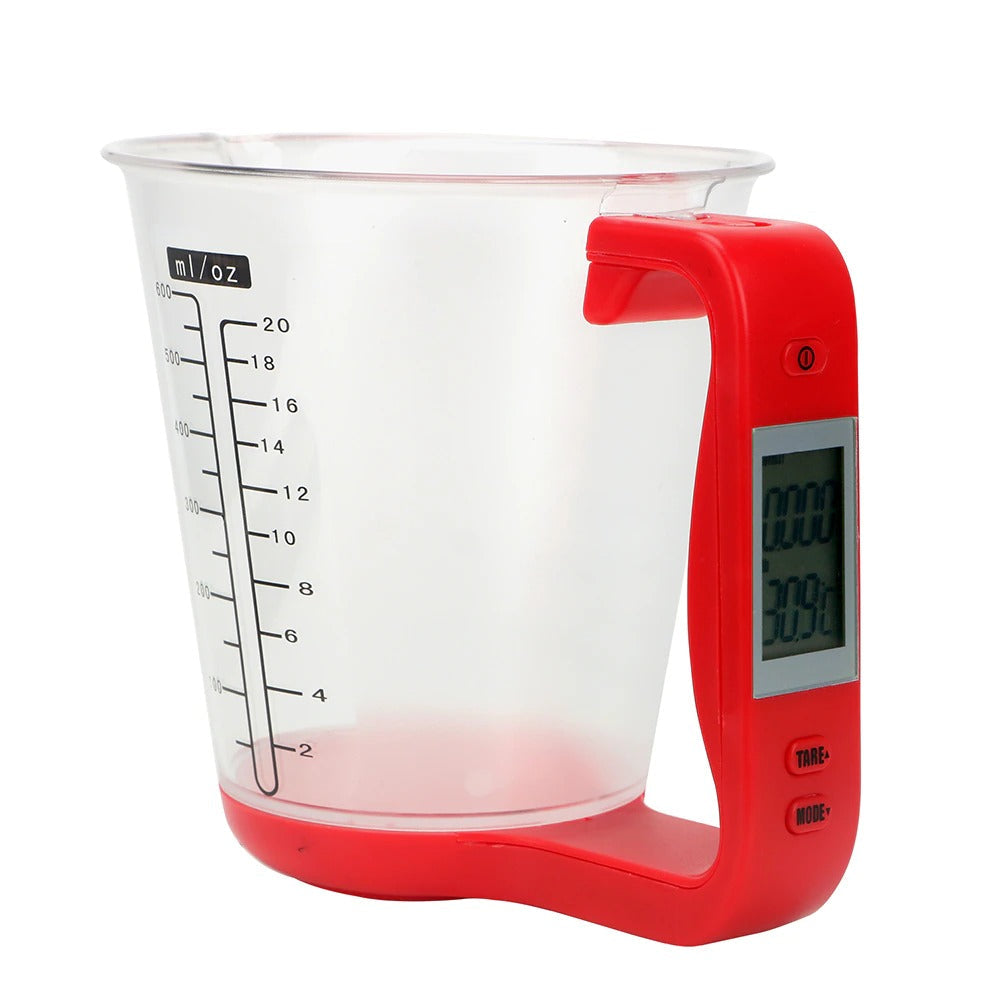 Digital LCD Measuring Cup Scale Red
