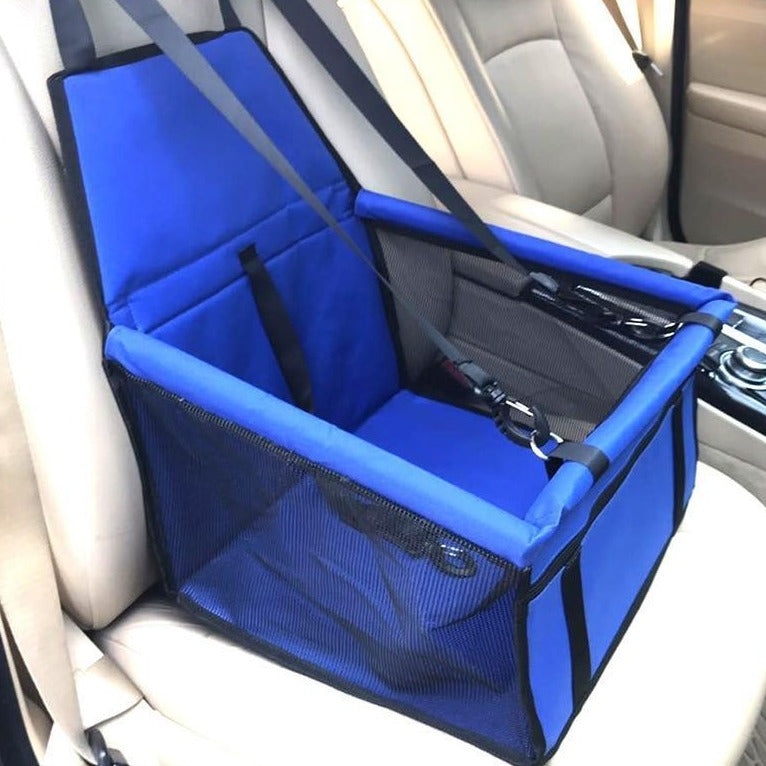 Dog Travel Car Seat Carrier Blue