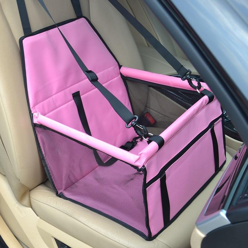 Dog Travel Car Seat Carrier Pink