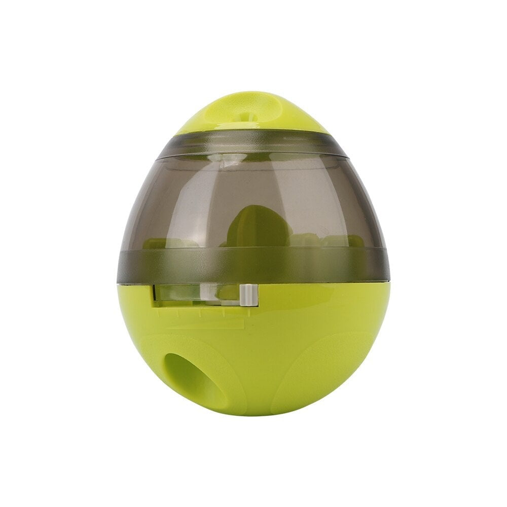 Interactive Pet Treat Ball Food Dispenser Green