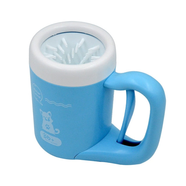 Portable Dog Paw Cleaner Blue