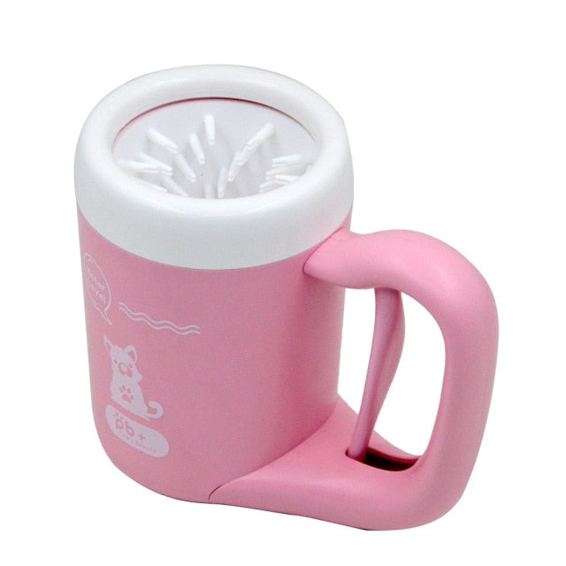Portable Dog Paw Cleaner Pink